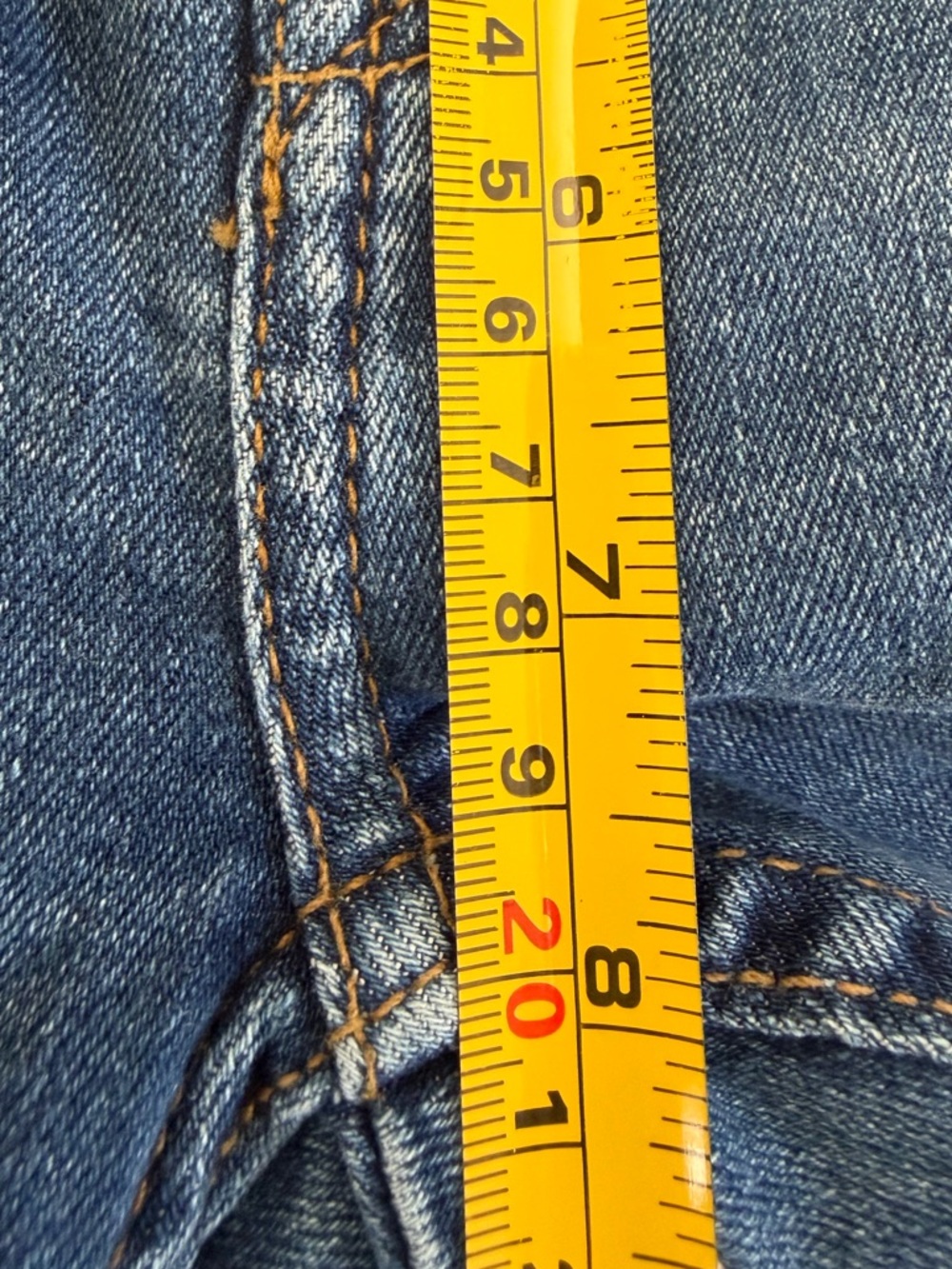 HUDSON BACARA CROP STRAIGHT CUFFED Jeans Denim WOMENS Blue Falls Slim Size 25 - Picture 5 of 8